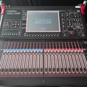 Used DiGiCo SD9 Core 2 digital mixing console in its flight case