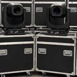 Two Claypaky Scenius Spot moving head lighting fixtures