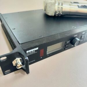 Shure ULXD4D receiver with KSM8 handheld microphones