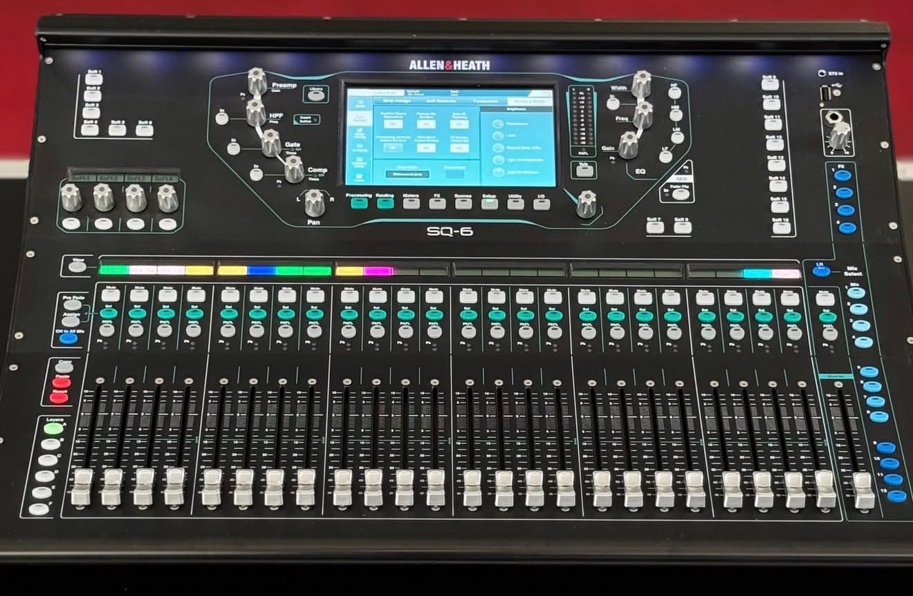 Allen & Heath SQ6 digital mixing console in excellent condition